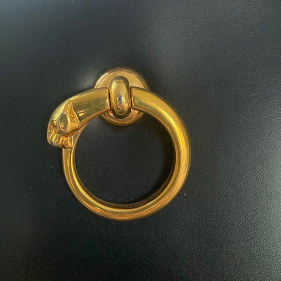 CARTIER VINTAGE BLACK STRUCTURED BAG * HOST PICK - Picture 6 of 16